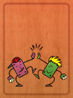 Making illustrations for a bridge book while you don’t play bridge