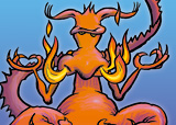 Dragon postcard